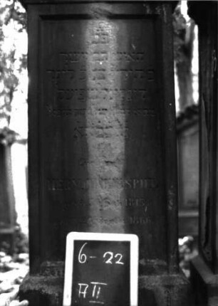 Grabstein A II/6/22 (Detailaufnahme)