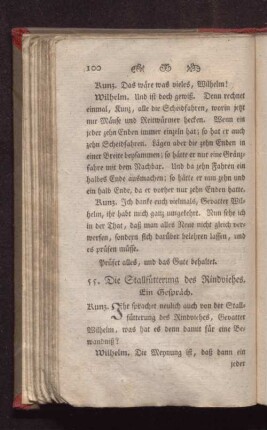 55. Die Stallfütterung des Rindviehes. Ein Gespräch.