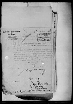 Regelung der Zuständigkeiten von Bezirksamtmännern und Bezirksleitern zur Abwendung von Seuchengefahr (Erlaß des Kaiserlichen Gouverneurs vom 7. Mai 1914)