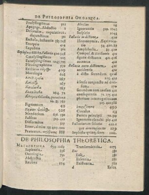 De Philosophia Theoretica