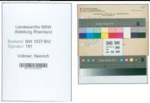 Entnazifizierung Heinrich Vollmer , geb. 00.00.0000 (Rechtsanwalt)