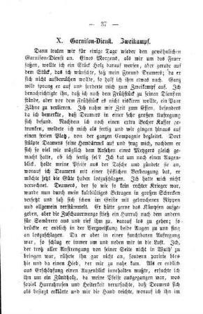 Garnison-Dienst. Zweikampf