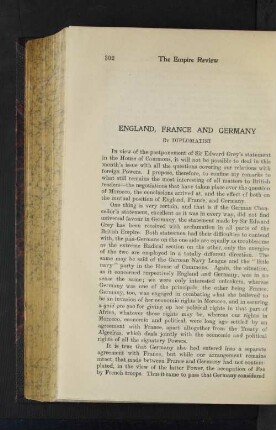 England, France and Germany.