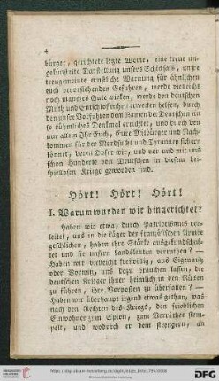 I. Warum wurden wir hingerichtet?