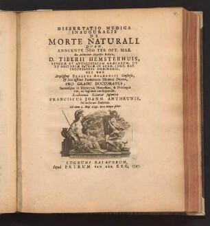Dissertatio Medica Inauguralis De Morte Naturali