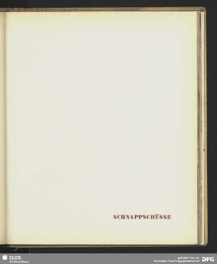 Schnappschüsse