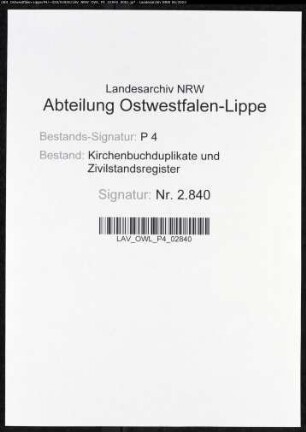 Zivilstandsregister von Plettenberg (T 1811). (Gemeinde: Plettenberg, Kreis Altena)