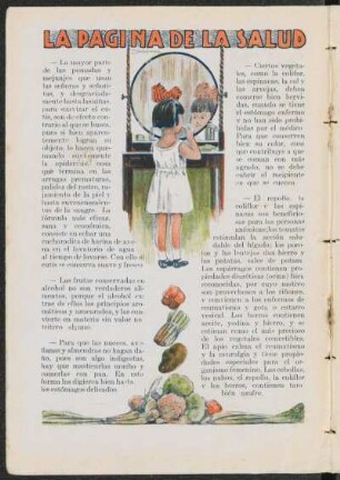 La página de la salud