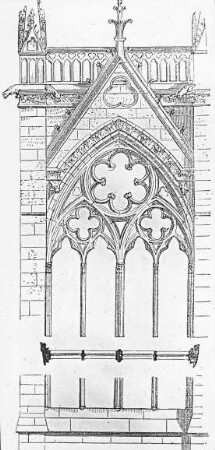 Paris, Ste. Chapelle, gotisches Fenster