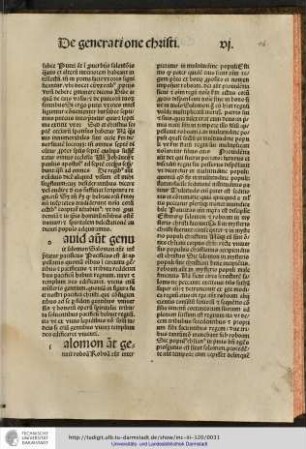 [D]avid autem genuit Salomon, Salomon autem interpretatur pacificus...
