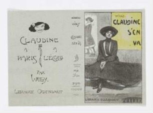 Sitzende Frau, Umschlag zu: Willy Colette, "Claudine s’en va", Paris 1903