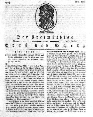 Nro. 196., Montag den 1. Oktober