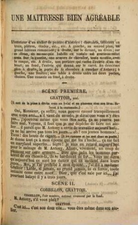 Une maitresse bien agréable : Comédie-vaudeville en un acte, par Paul de Kock et Lambert Thiboust