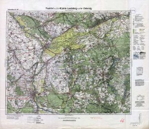 Reichskarte: Einheitsblatt 66 (1cm-Karte) Frankfurt a. d. O.-Küstrin-Landsberg a. d. W.-Zielenzig