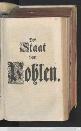 Der Staat von Pohlen