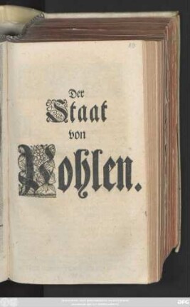 Der Staat von Pohlen