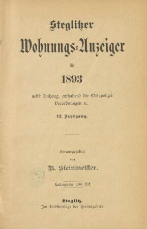 12.1893: Steglitzer Wohnungs-Anzeiger