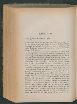 "Trigo guacho" de Pedro E. Pico