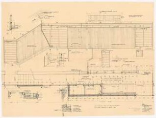 Haus und Garten Paul Neuerburg, Köln-Marienburg: Technischer Plan Flur Obergeschoss 1:20, 1:5