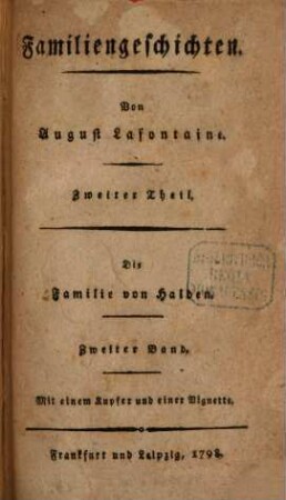 Familiengeschichten, 2