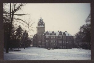Schlossplatz im Winter. Detmold