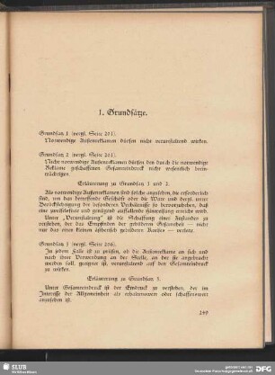 1. Grundsätze und Erläuterungen
