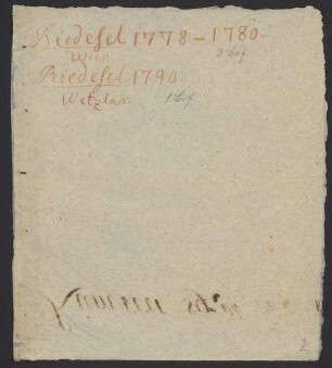 Briefe an Friedrich Nicolai : 01.04.1778-03.09.1780