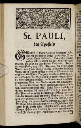 St. Pauli, des Apostels.
