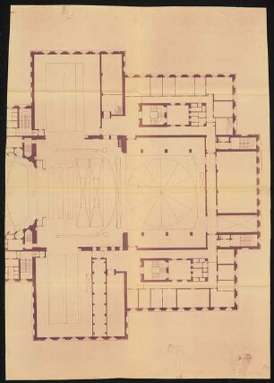 Dessauer Theater, Dessau: Grundriss Westteil1:100