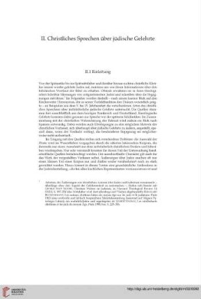 II.1 Einleitung