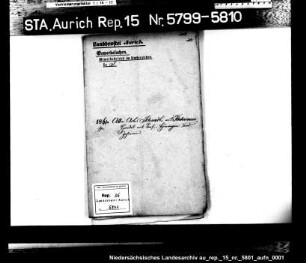 Hausierkonzessionen und -gesuche: Abbe Aikens Schmidt aus Flachsmeer, Handel mit Senf und Zichorien