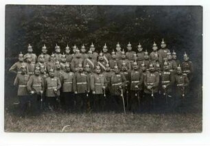 Füsilierregiment, 4. Württembergisches Infanterie-Regiment Nr. 122: Offiziers-Korps