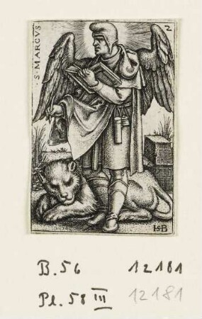 S. Marcvs, Blatt 2 der Folge "Vier Evangelisten"