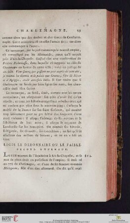 (Louis le Debonnaire ou le Faible, second empereur - Ferdinand III, quarante-septième empereur)