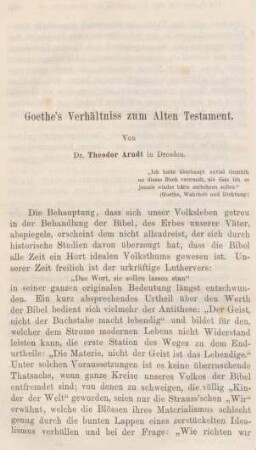 162-183 Goethe's Verhältniss zum Alten Testament