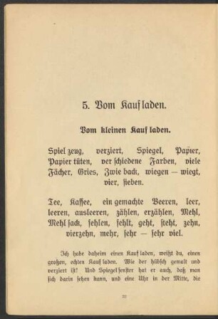 5. Vom Kaufladen