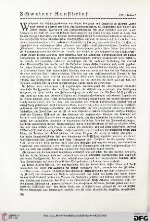 14: Schweizer Kunstbrief