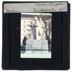 Budapest, Segesdi, Marx-Engels-Denkmal
