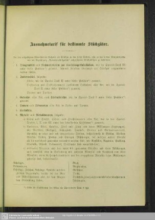 Ausnahmetarif für bestimmte Stückgüter
