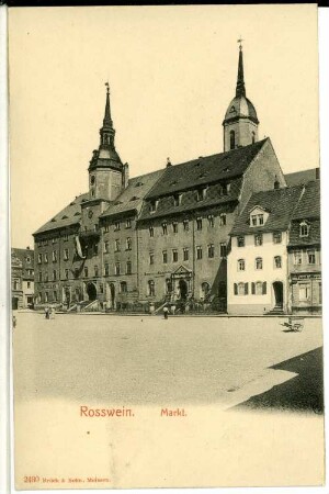 Roßwein. Markt