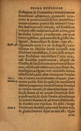 Verae ac Germanae Domini Nostri Jesu Christi Ecclesiae (quae columna et firmamentum est veritatis) designatio atque eiusdem per XIII. proprietates ostensio