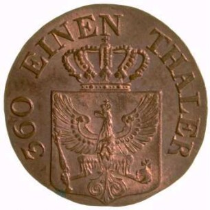 Münze, Pfennig, 1828