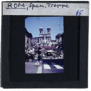 Rom, Spanische Treppe,Rom, Trinita dei Monti