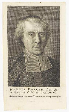 Bildnis des Joannes Karger