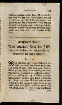 195-204, Achtzehntes Kapitel.