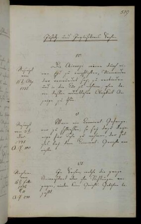 Reglement zum Akademischen- und Gerichts-Fiskus sowie den Gerichtssporteln [-nebengebühren].