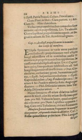 Cap. 21, de ellipsi praepositionum in nominibus causae ...