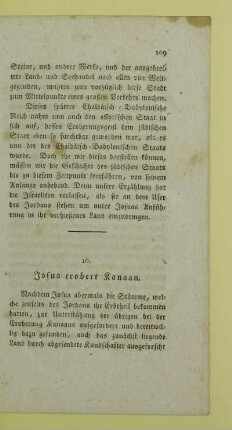 10. Josua erobert Kanaan