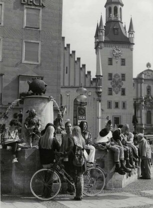 Treffpunkt der Jugendlichen am Marienplatz