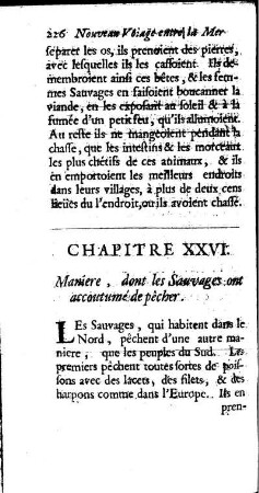 Maniere, dont les Sauvages ont accoutumé de pêcher.
